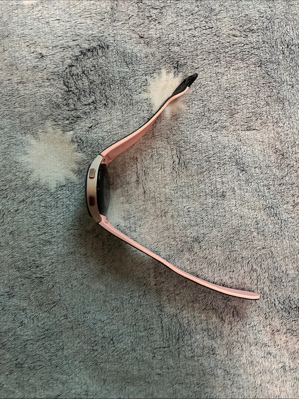 Samsung Watch 4 Black Smartwatch with Pink Floral Band